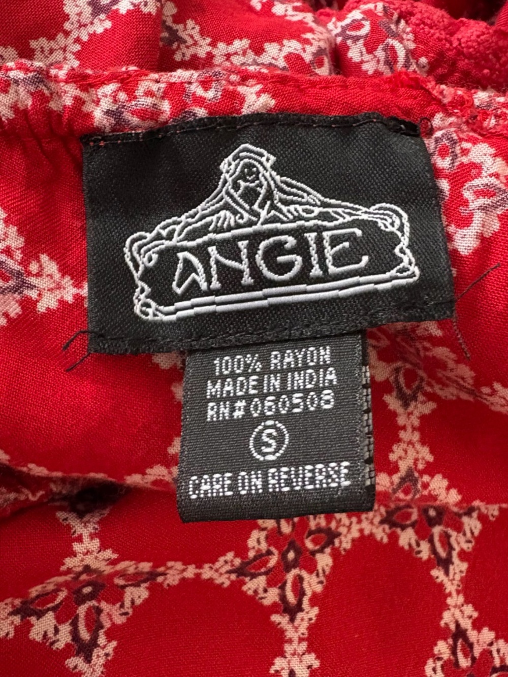 Angie Boho One Shoulder Ruffle Mini Dress - Picture 3 of 3